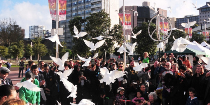 SGI-NZ co-organises Auckland City for Peace Declaration and the Anniversary of NZ’s Nuclear Free Legislation